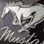 Preview: Blechschild Mustang schwarz 3